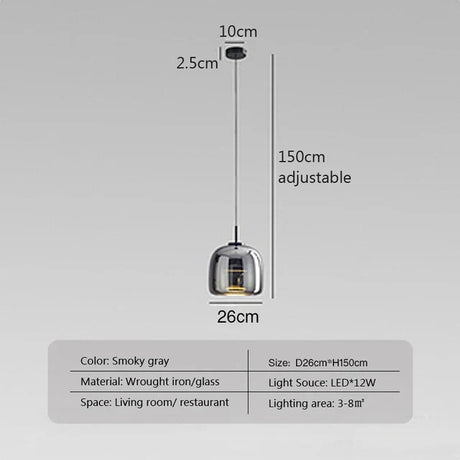 Minimalistische Glazen Hanglamp - Elegante en Strakke Verlichting voor Elke Ruimte