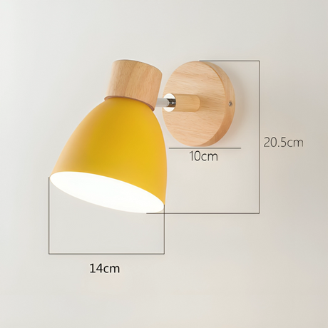 Minimalistische Scandinavische Wandlamp – Nordic Design voor Slaapkamer en Woonkamer | LED Verlichting
