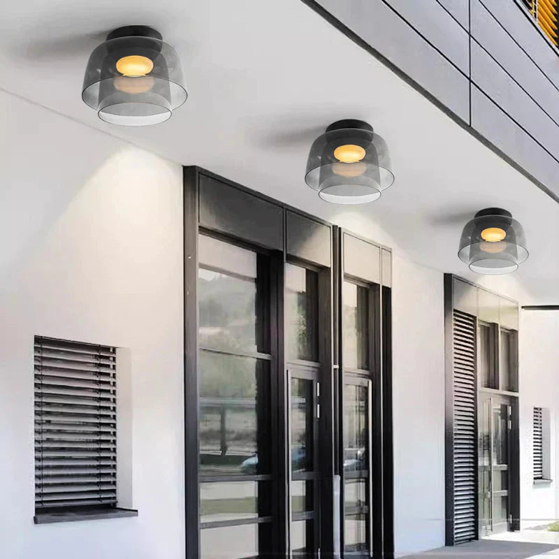 Nordic Designer Creatieve Persoonlijkheid Middeleeuwse Glazen Plafondlamp