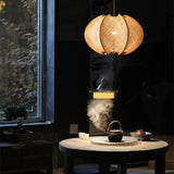 Mid-Century Scandinavische Houten Hanglampen