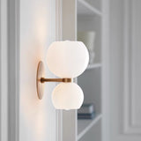 Moderne LED Wandlamp voor Woonkamer of Slaapkamer | Dimbaar en Stijlvol | Metaal en Glas | Eenvoudige Installatie