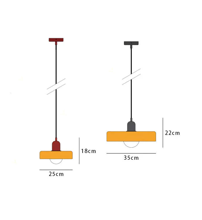 Scandinavische Hanglamp voor Woonkamer en Eetkamer – Minimalistisch Design met Verstelbare Hoogte – Glas