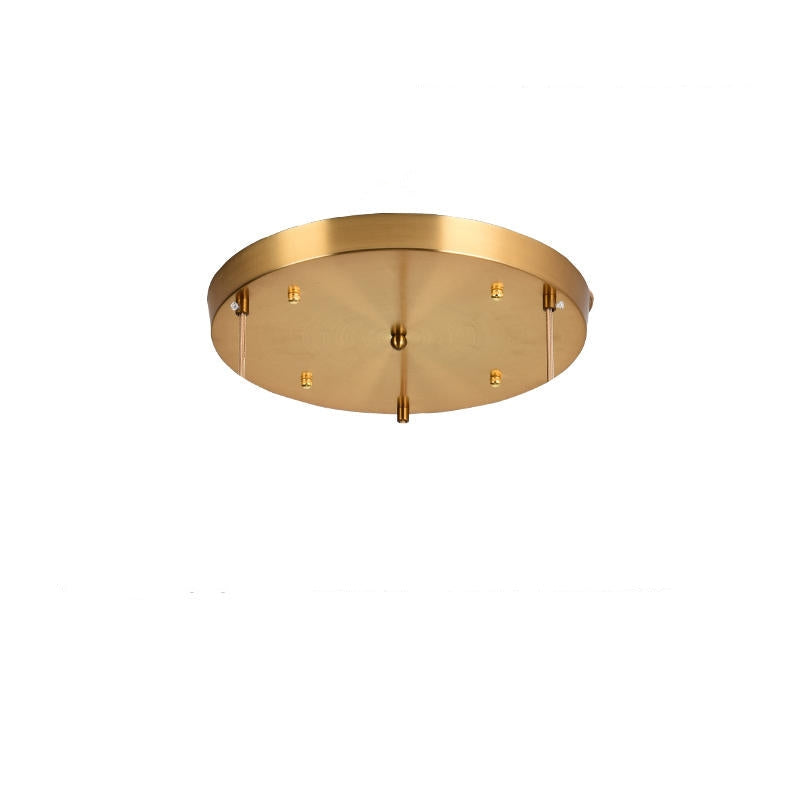 Retro Korte Cilinder Golvend Glazen Hanglamp