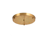 Retro Korte Cilinder Golvend Glazen Hanglamp