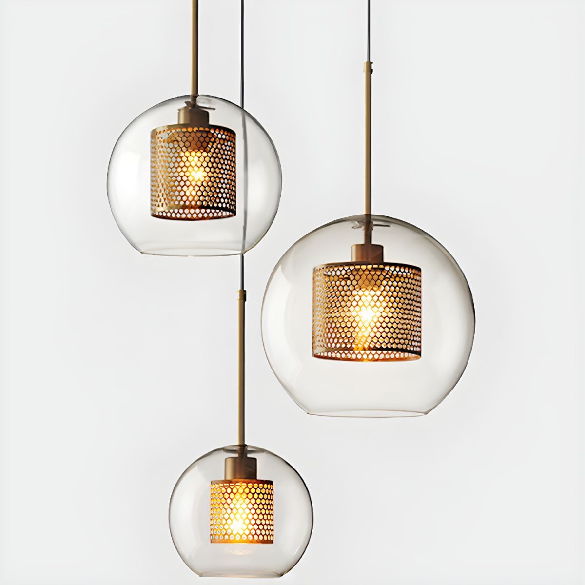 Moderne Decor Chiswick Glazen Hanglamp