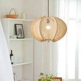 Mid-Century Scandinavische Houten Hanglampen