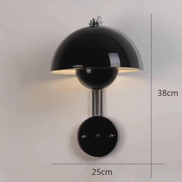 Moderne LED Wandlamp met Paddenstoel | Stijlvolle Nachtlamp voor Slaapkamers & Woonkamers