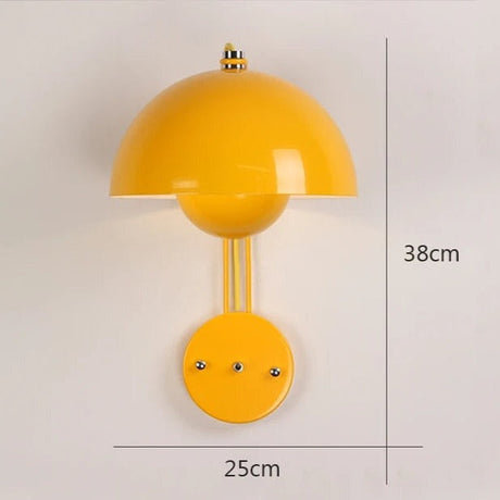 Moderne LED Wandlamp met Paddenstoel | Stijlvolle Nachtlamp voor Slaapkamers & Woonkamers