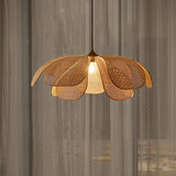 Rotan Bloem Rustieke Hanglamp