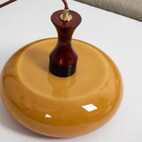 Retro Houten Bruine Koepel Keuken Eiland Hanglamp
