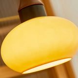 Retro Houten Bruine Koepel Keuken Eiland Hanglamp