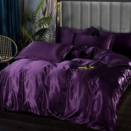 Luxe Zijde Satijnen Beddengoed Set - Ultiem Comfort en Stijl voor Jouw Slaapkamer