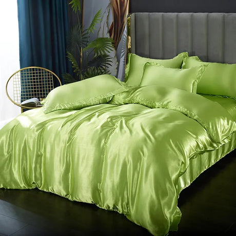 Luxe Zijde Satijnen Beddengoed Set - Ultiem Comfort en Stijl voor Jouw Slaapkamer