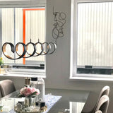 Moderne Metalen Gezicht Lijnen Muurdecoratie | Minimalistische Kunst voor Woonkamer of Slaapkamer