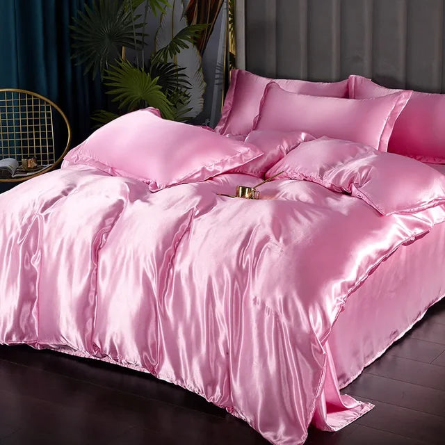 Luxe Zijde Satijnen Beddengoed Set - Ultiem Comfort en Stijl voor Jouw Slaapkamer