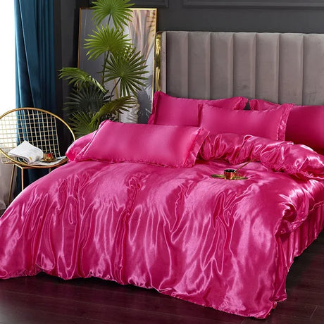 Luxe Zijde Satijnen Beddengoed Set - Ultiem Comfort en Stijl voor Jouw Slaapkamer