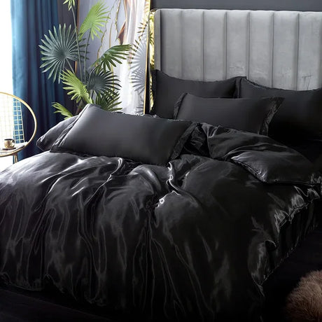 Luxe Zijde Satijnen Beddengoed Set - Ultiem Comfort en Stijl voor Jouw Slaapkamer