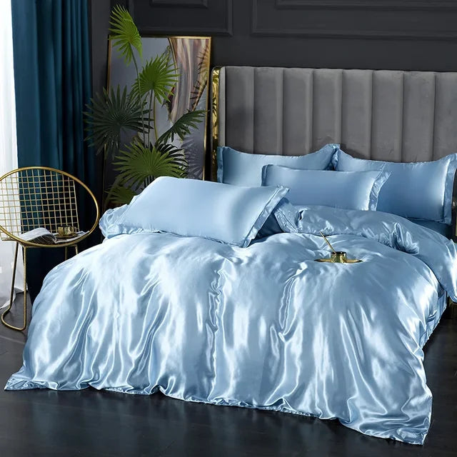 Luxe Zijde Satijnen Beddengoed Set - Ultiem Comfort en Stijl voor Jouw Slaapkamer