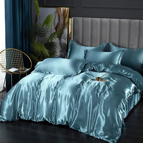 Luxe Zijde Satijnen Beddengoed Set - Ultiem Comfort en Stijl voor Jouw Slaapkamer