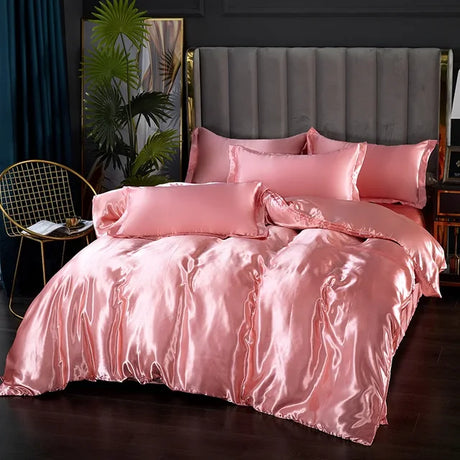 Luxe Zijde Satijnen Beddengoed Set - Ultiem Comfort en Stijl voor Jouw Slaapkamer