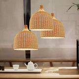Rotan Bamboe Mand Eetkamer Hanglamp