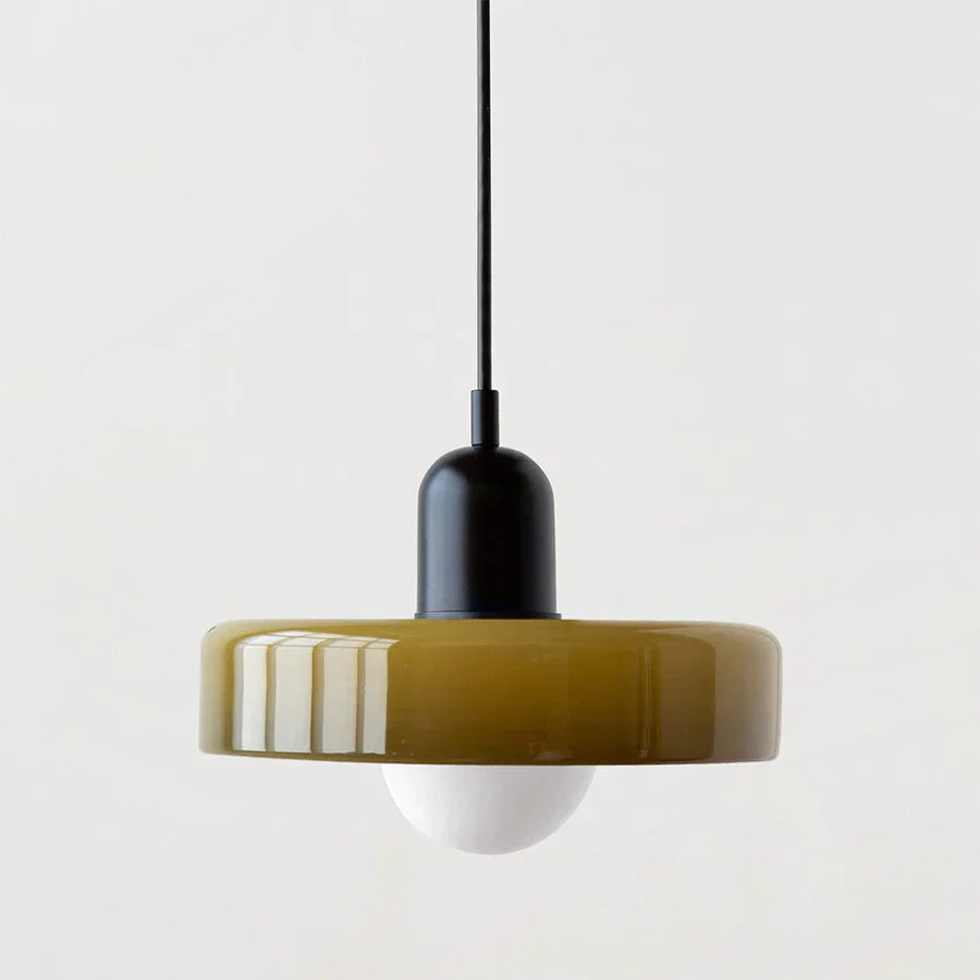 Scandinavische Hanglamp voor Woonkamer en Eetkamer – Minimalistisch Design met Verstelbare Hoogte – Glas