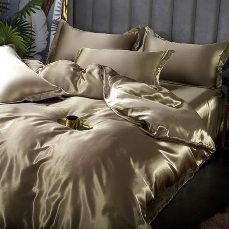 Luxe Zijde Satijnen Beddengoed Set - Ultiem Comfort en Stijl voor Jouw Slaapkamer