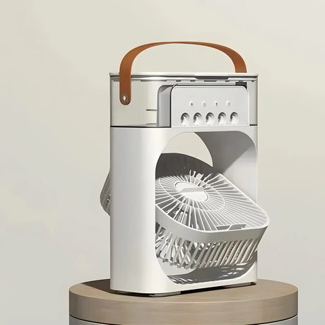 Draagbare 3-in-1 AirCooler met Ventilator, Airconditioner en Luchtbevochtiger - Energiezuinig, 7-kleuren LED verlichting