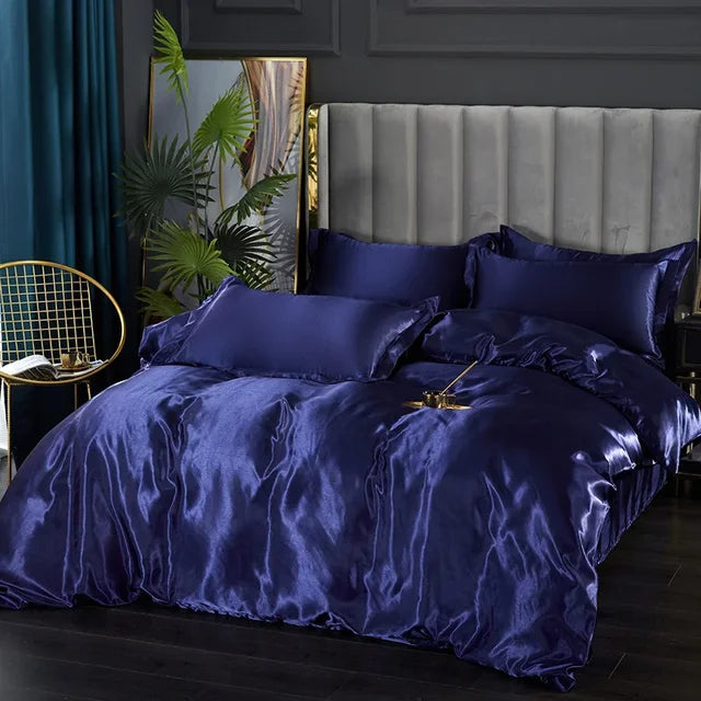 Luxe Zijde Satijnen Beddengoed Set - Ultiem Comfort en Stijl voor Jouw Slaapkamer