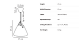 Industriële Hanglamp met Lederen Strap