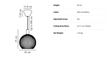 Moderne Aver 30 Hanglamp