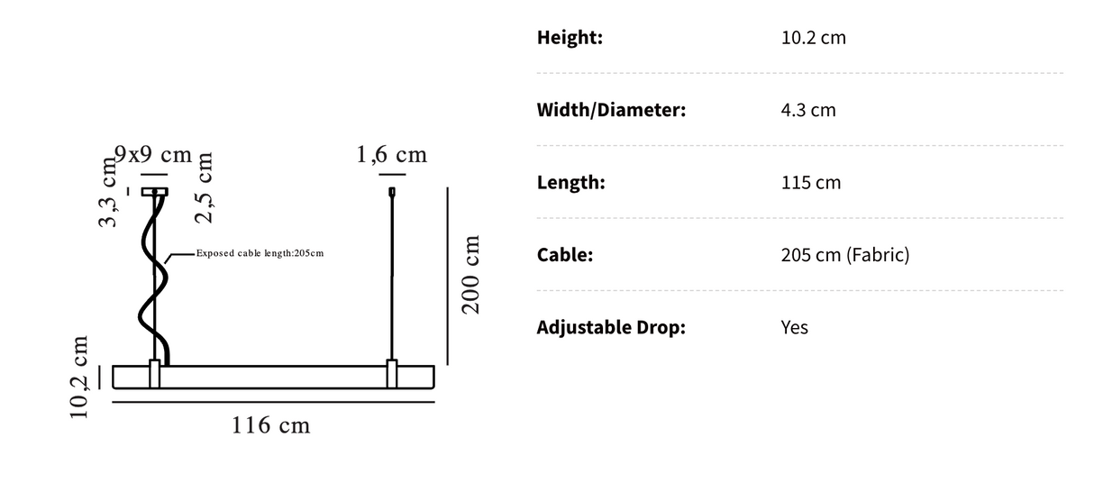 Thorne Hanglamp Minimalistisch LED Design