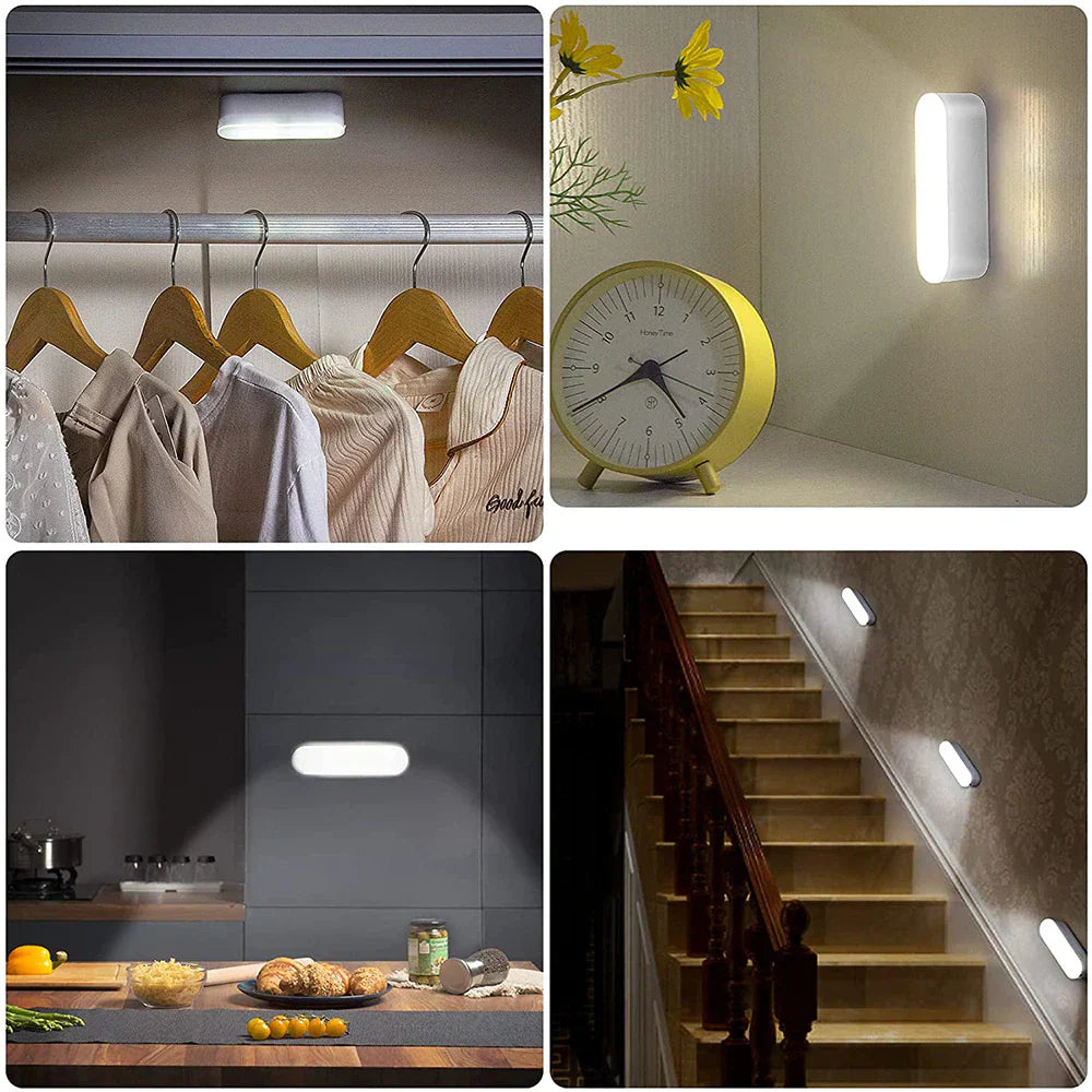 LightGuard - USB Oplaadbare Bewegingssensor Wandlamp | Draadloze Veiligheidsverlichting