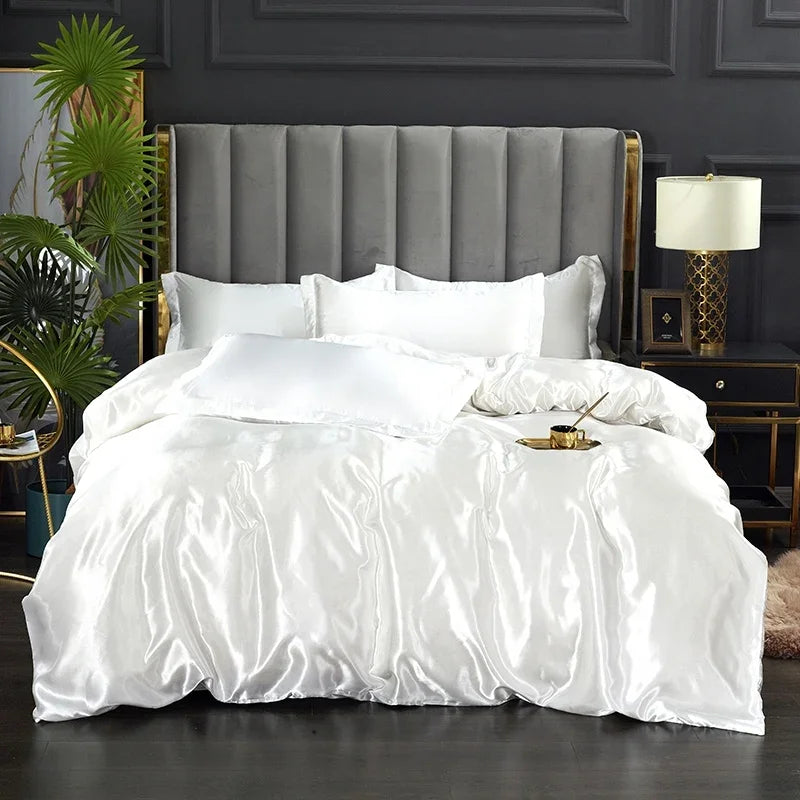 Luxe Zijde Satijnen Beddengoed Set - Ultiem Comfort en Stijl voor Jouw Slaapkamer
