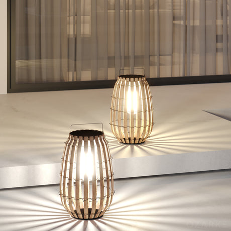 Zonne-energie Buitenlamp met LED - Stijlvolle Tuinverlichting voor Duurzame Verlichting