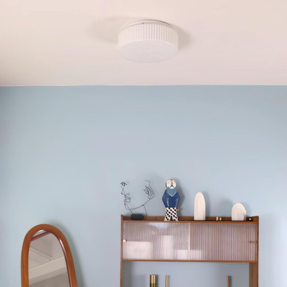 Retro Nostalgie Melkwit Glazen Plafondlamp