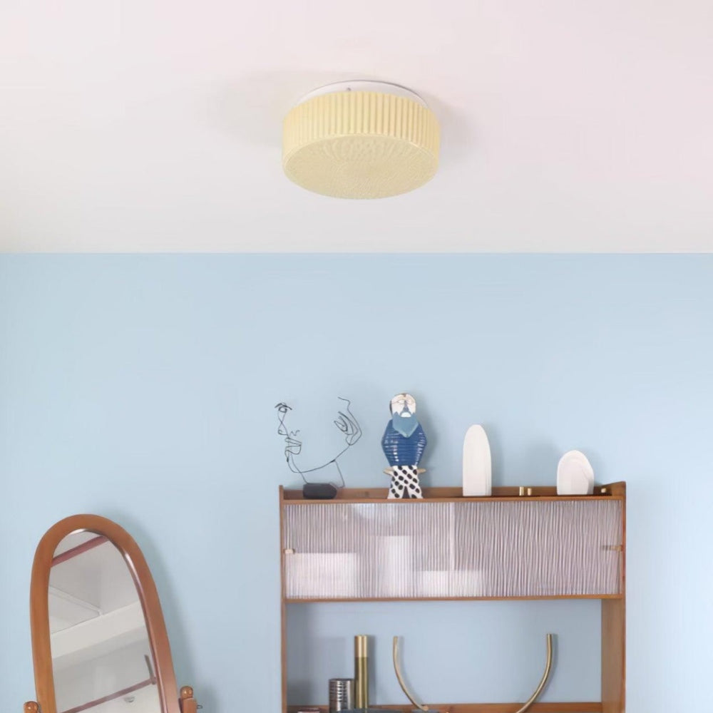 Retro Nostalgie Melkwit Glazen Plafondlamp