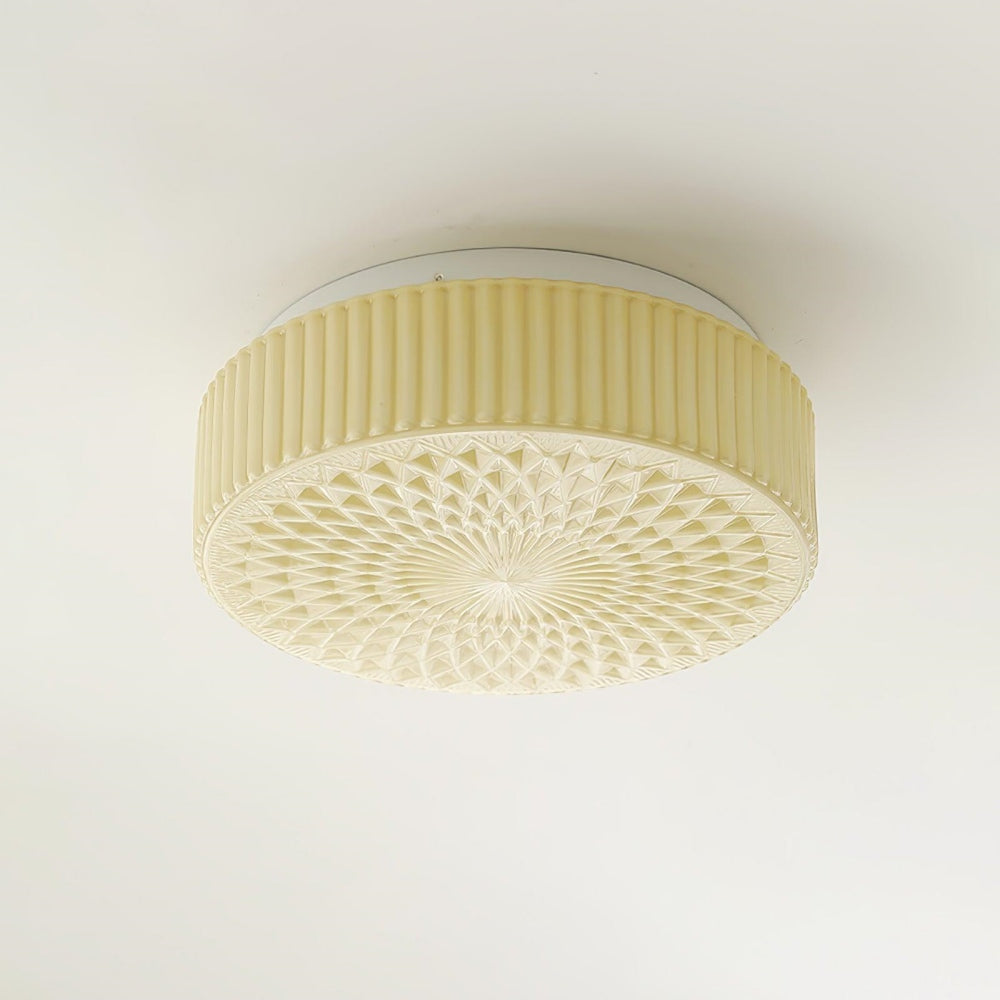 Retro Nostalgie Melkwit Glazen Plafondlamp