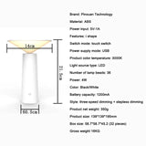 RemoteGlow - Draadloze Tafellamp met Afstandsbediening, Oplaadbaar en Touch Sensor voor Slaapkamer en Woonkamer