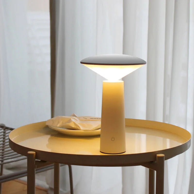 RemoteGlow - Draadloze Tafellamp met Afstandsbediening, Oplaadbaar en Touch Sensor voor Slaapkamer en Woonkamer