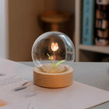 TulipGlow - Tulpen LED Tafellamp | Unieke Bloemvormige Designlamp voor Bureau en Nachtkastje