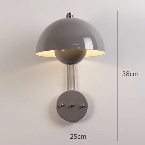 Moderne LED Wandlamp met Paddenstoel | Stijlvolle Nachtlamp voor Slaapkamers & Woonkamers
