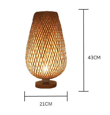 RetroBambooCraft - Vintage Bamboe Handwerk Lampen
