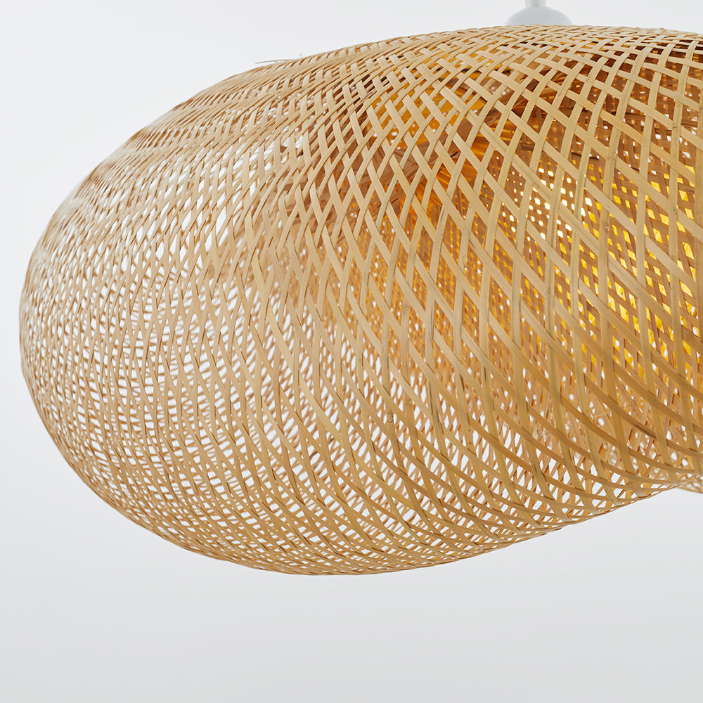 ZenBamboo LED Hanglamp - Bamboe Bol Verlichting voor Moderne Slaapkamer | Energiezuinige Natuurlijke Lampen