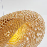 ZenBamboo LED Hanglamp - Bamboe Bol Verlichting voor Moderne Slaapkamer | Energiezuinige Natuurlijke Lampen