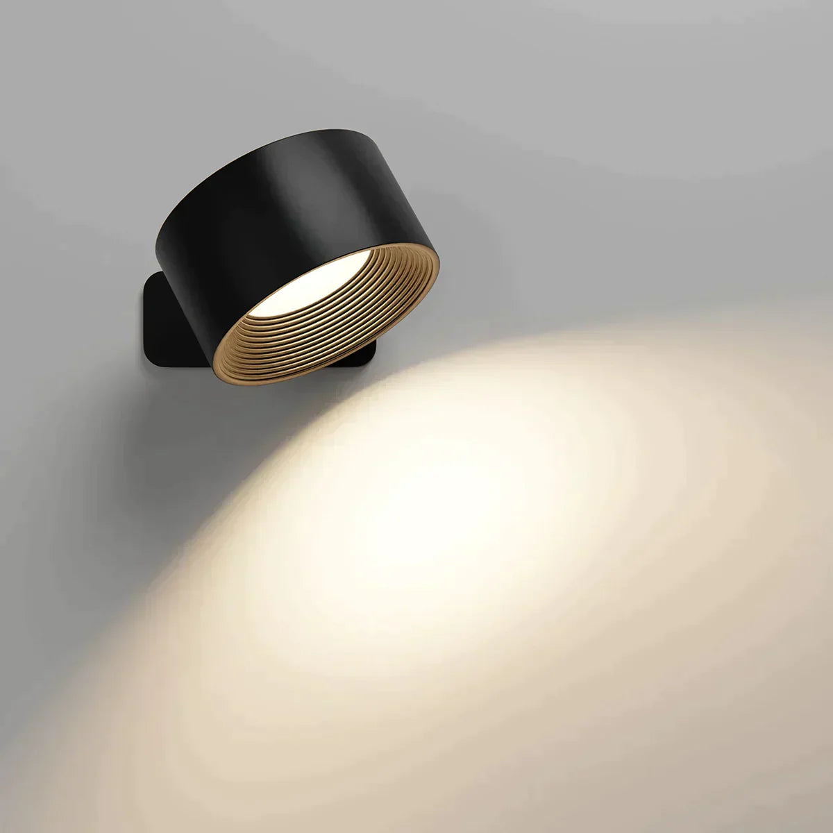 Draadloze 360° Oplaadbare LED Muurlamp – Verlichting voor Binnen en Buiten | Flexibele en Waterdichte Wandlamp
