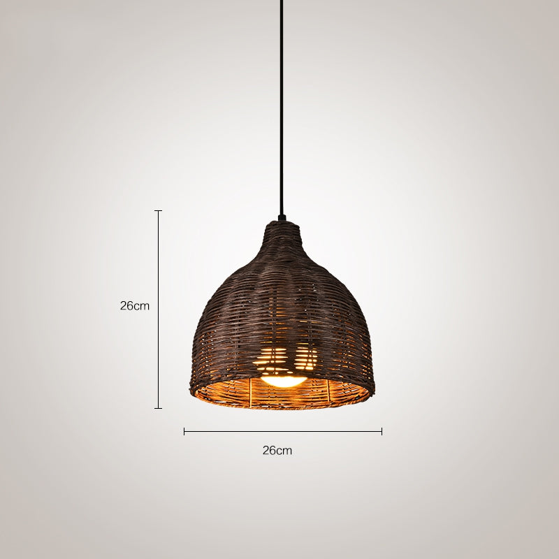 Rotan Bamboe Mand Eetkamer Hanglamp
