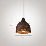 Rotan Bamboe Mand Eetkamer Hanglamp