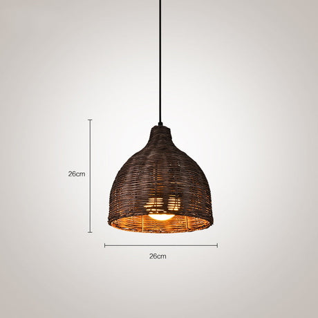Rotan Bamboe Mand Eetkamer Hanglamp