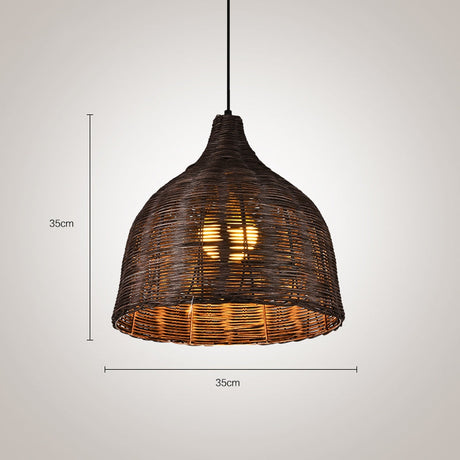 Rotan Bamboe Mand Eetkamer Hanglamp